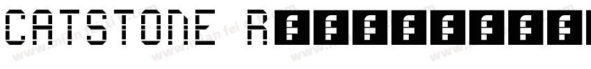 CATSTONE Regular字体转换